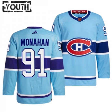 Montreal Canadiens tröja Sean Monahan 91 Adidas 2022-23 Blå Reverse Retro 2.0 Authentic - NHL Tröjor Barn Montreal Canadiens tröja Sean Monahan 91 Adidas 2022-23 Blå Reverse Retro 2.0 Authentic - NHL Tröjor Barn
